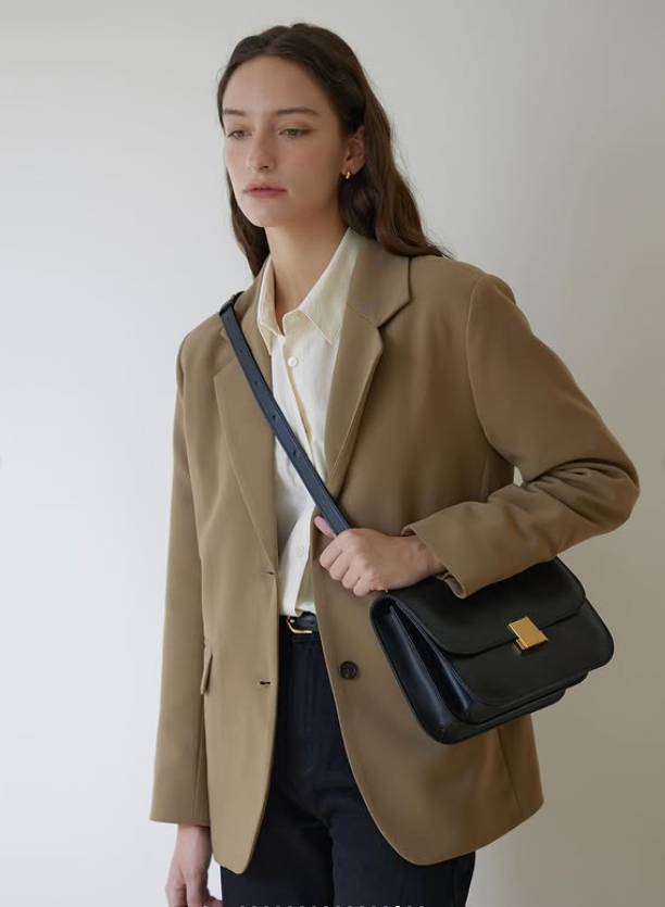 Korean-Made Premium Bag Crafted from Kip Leather