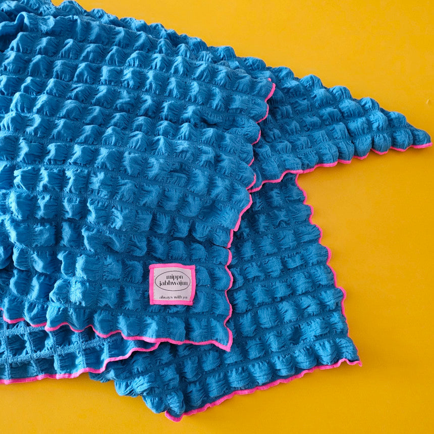 [Carefully handcrafted in Korea]  Wrinkle Color Tablecloth & Blanket