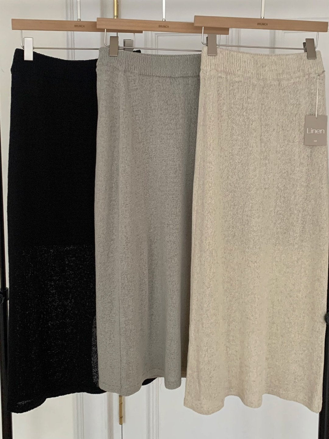 Luxe Marbouclé Linen Blend Two-Piece Set