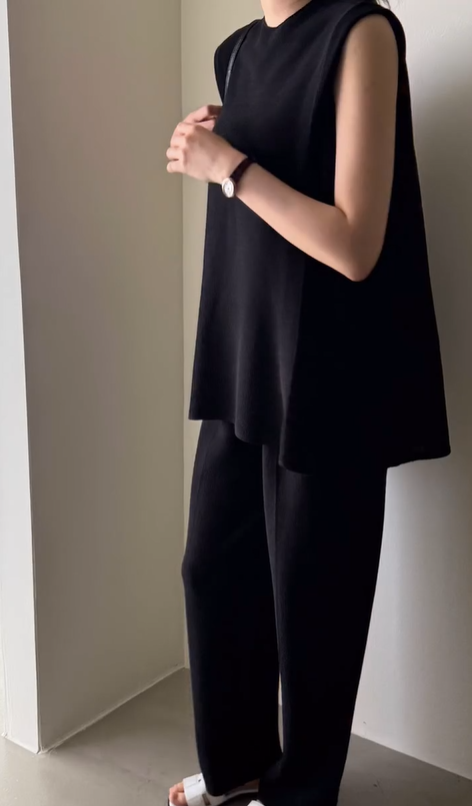 Linos WholeGarment Flow Top & Shorts Set