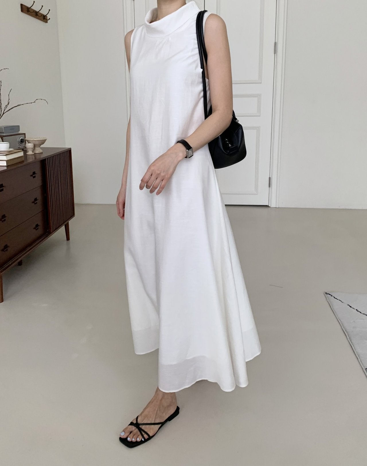 Elegant Satin Soirée Dress