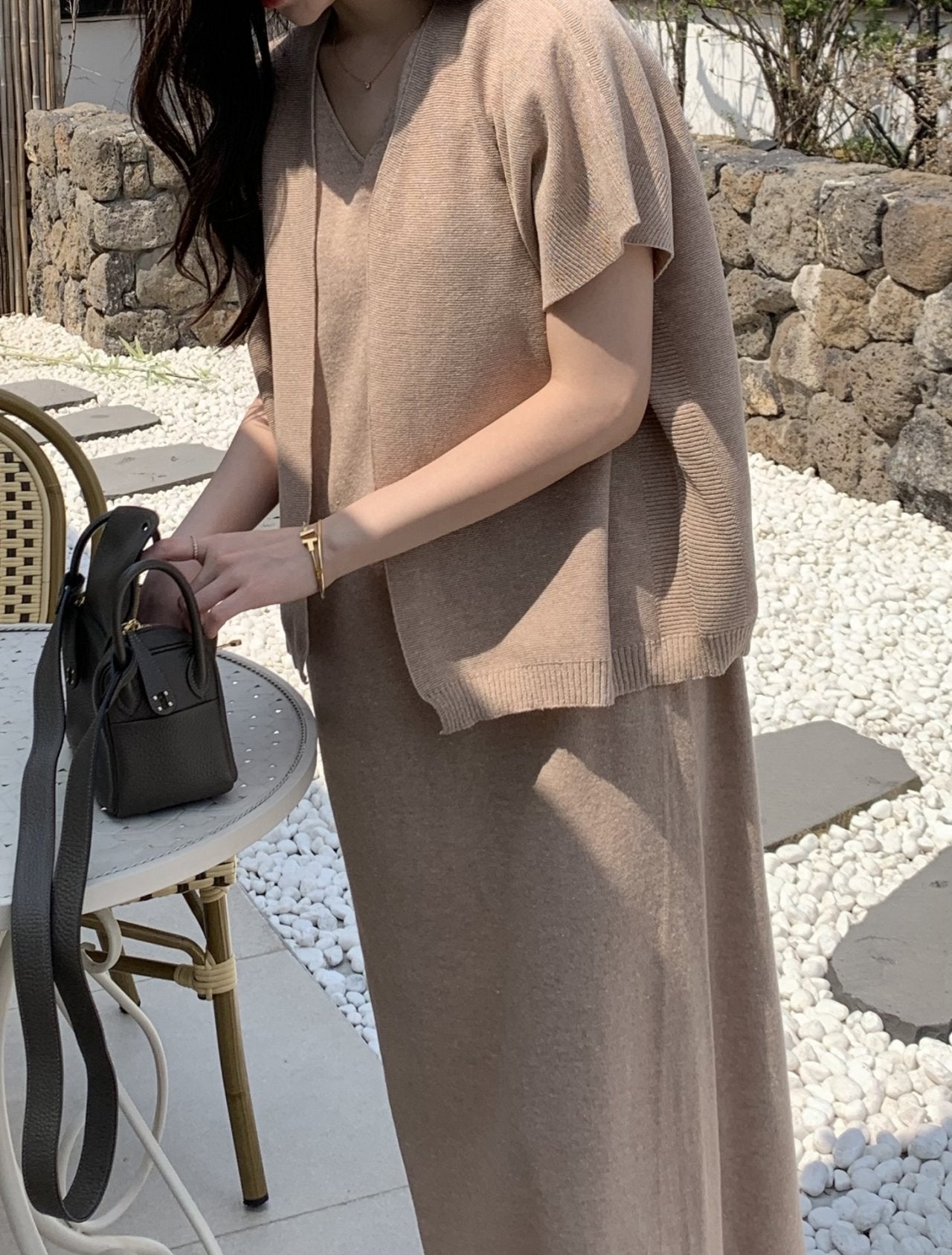 Holgament Artisan Linen Blend Two-Piece Set